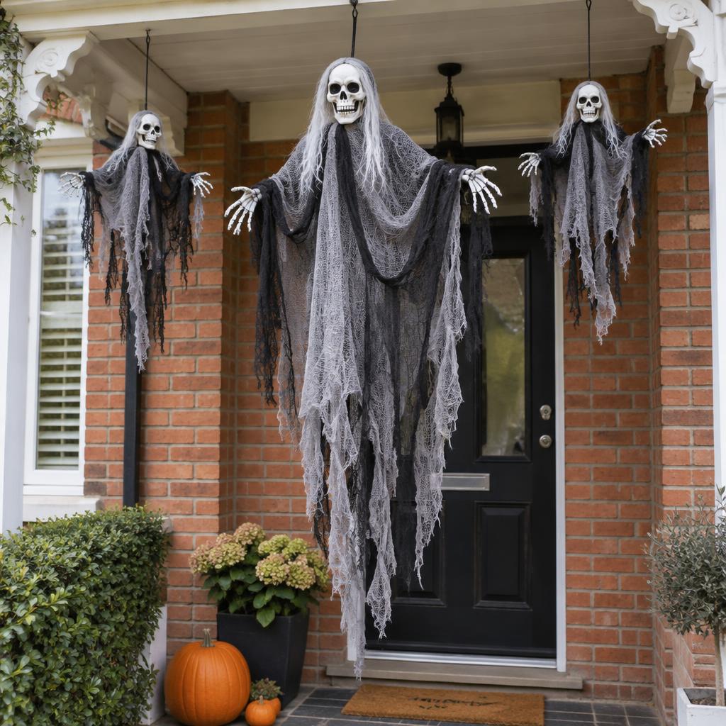 JOYIN Hanging Halloween Skeleton Ghosts