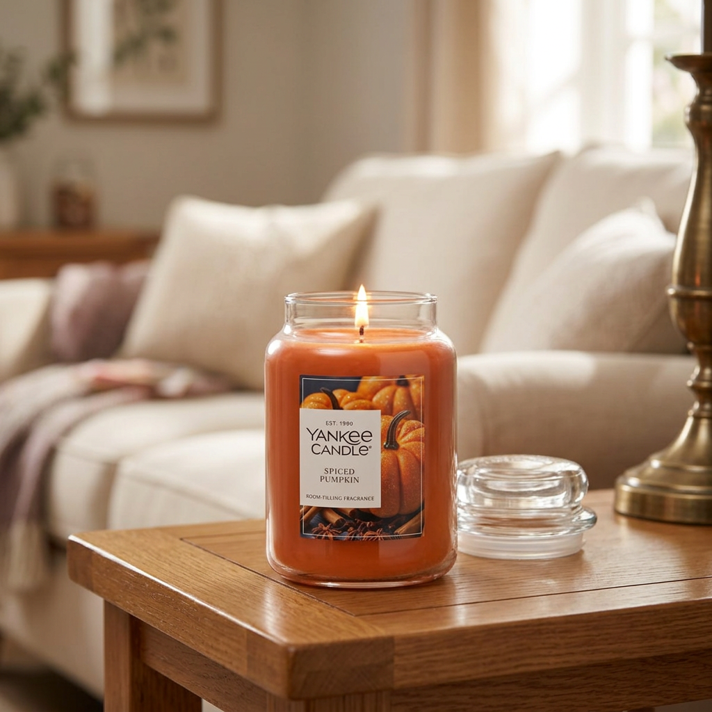Yankee Candle Spiced Pumpkin Jar Candle